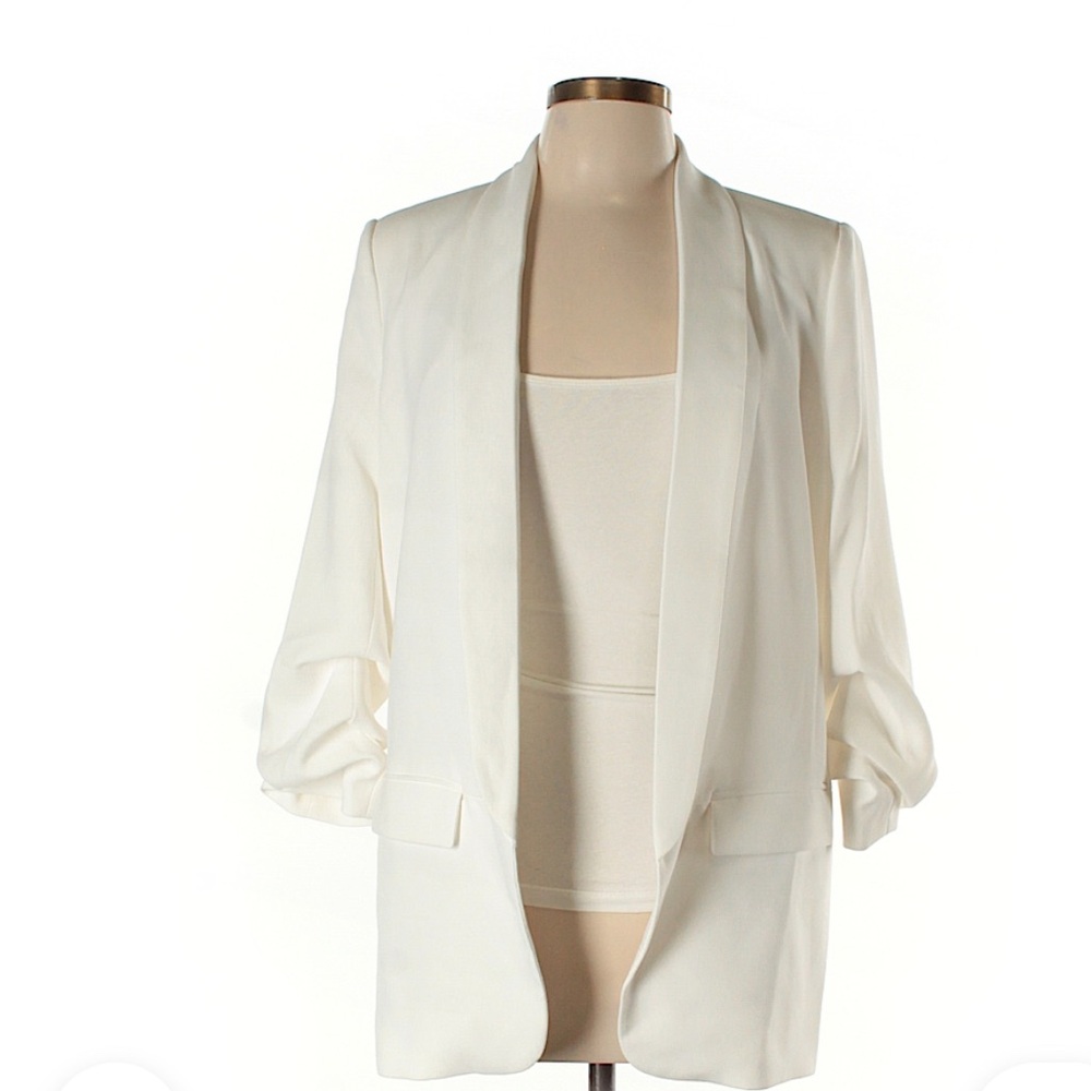 Zara white blazer